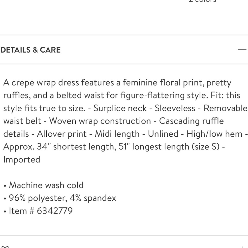 Max Studio Patterned Ruffle Front Wrap Dress - image 6